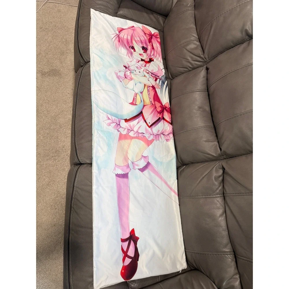 Madoka Magica Dakimakura‎ Body Pillowcase Madoka & Homura Double Sided 59x18.5